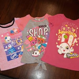3 Shopkins tees
